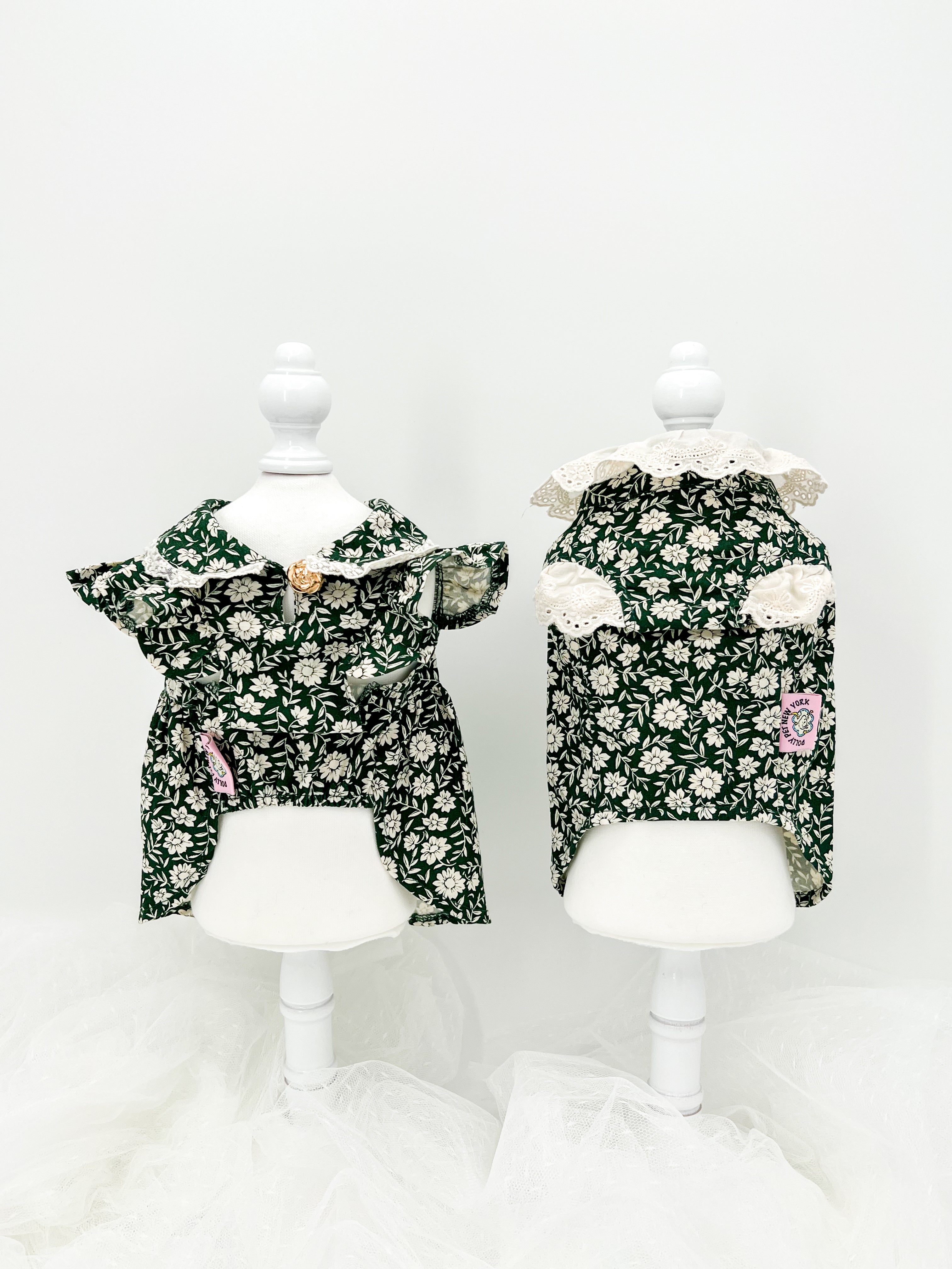 Leafy bloom girl dress