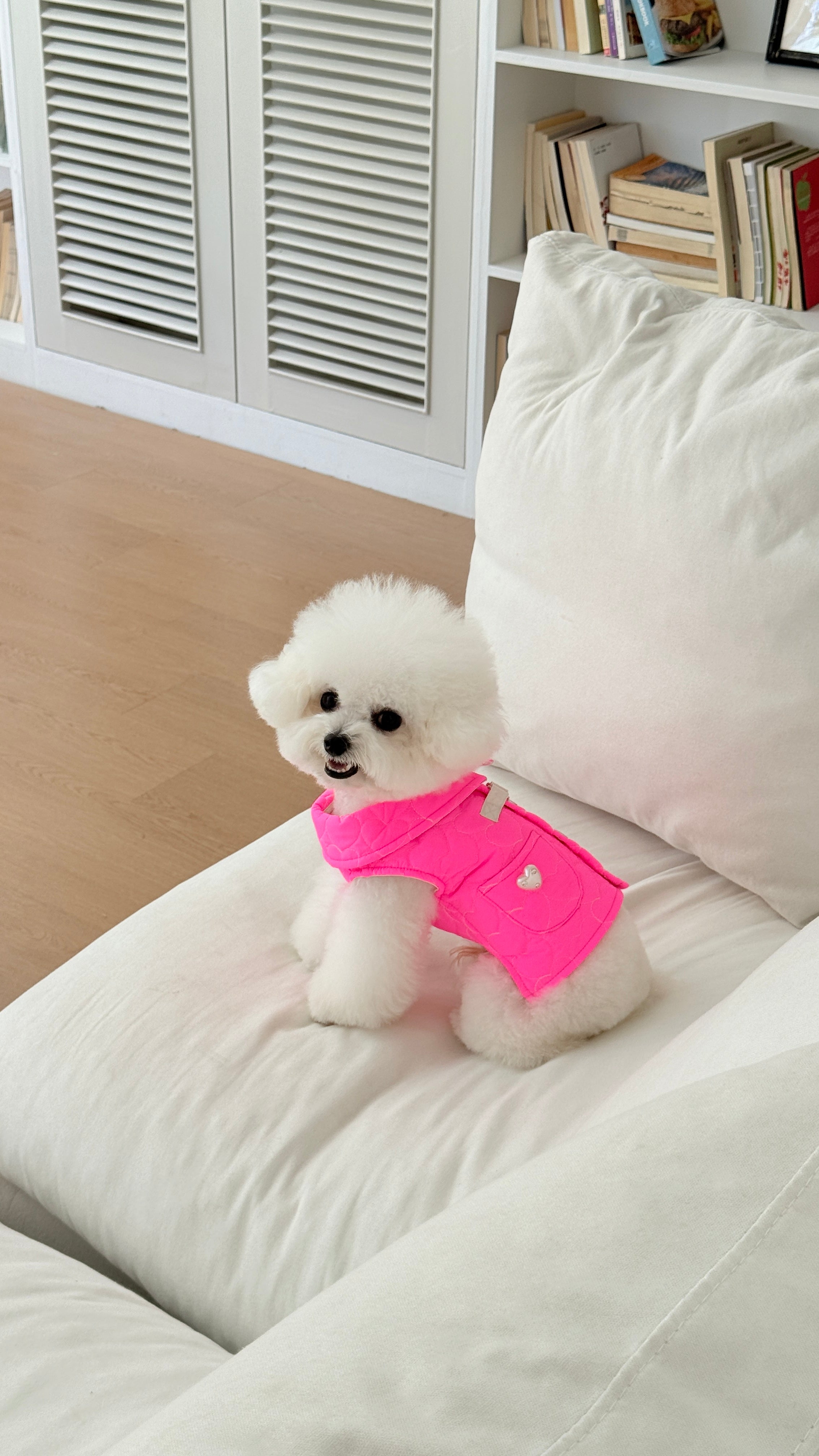 Quilted Water-Resistant Pink Vest