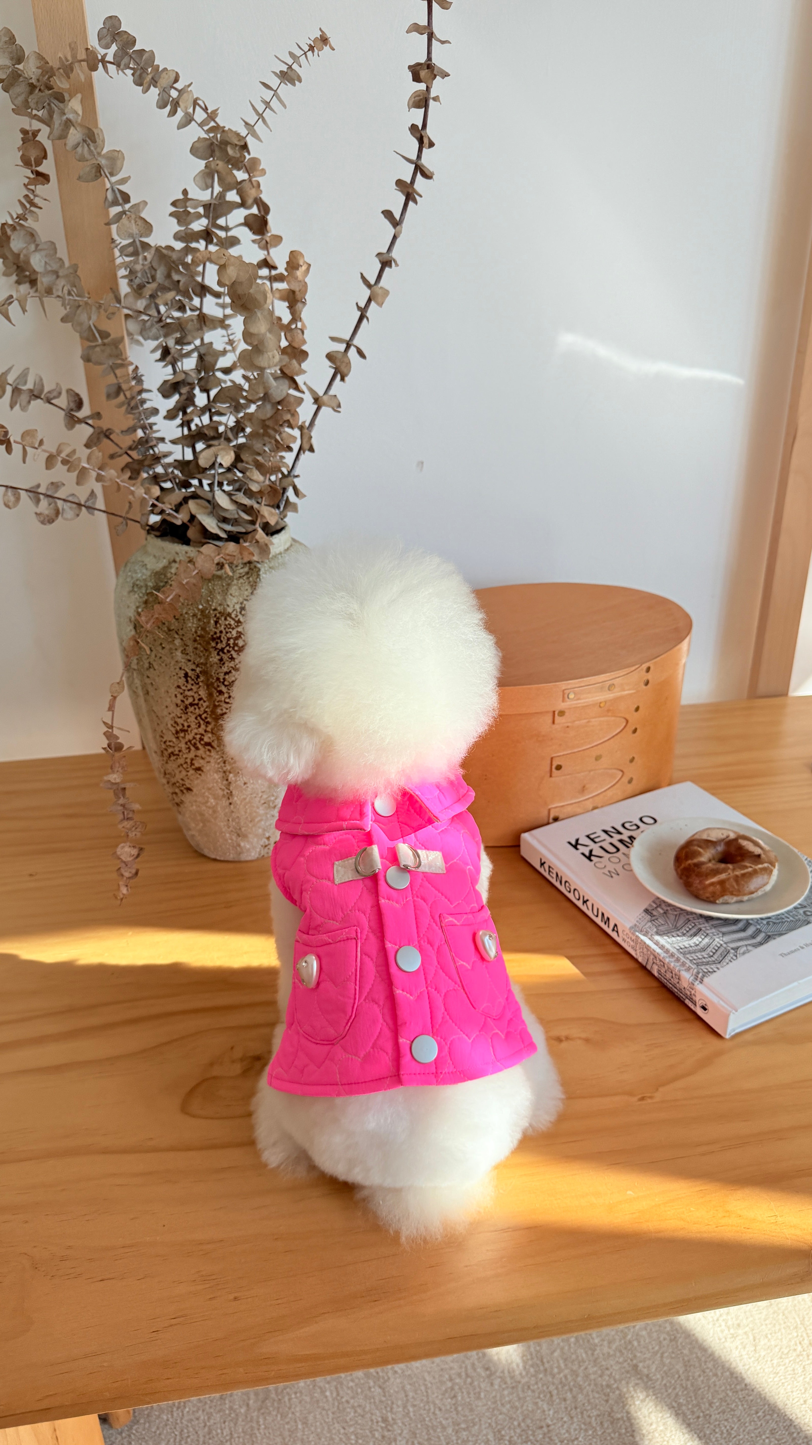 Quilted Water-Resistant Pink Vest