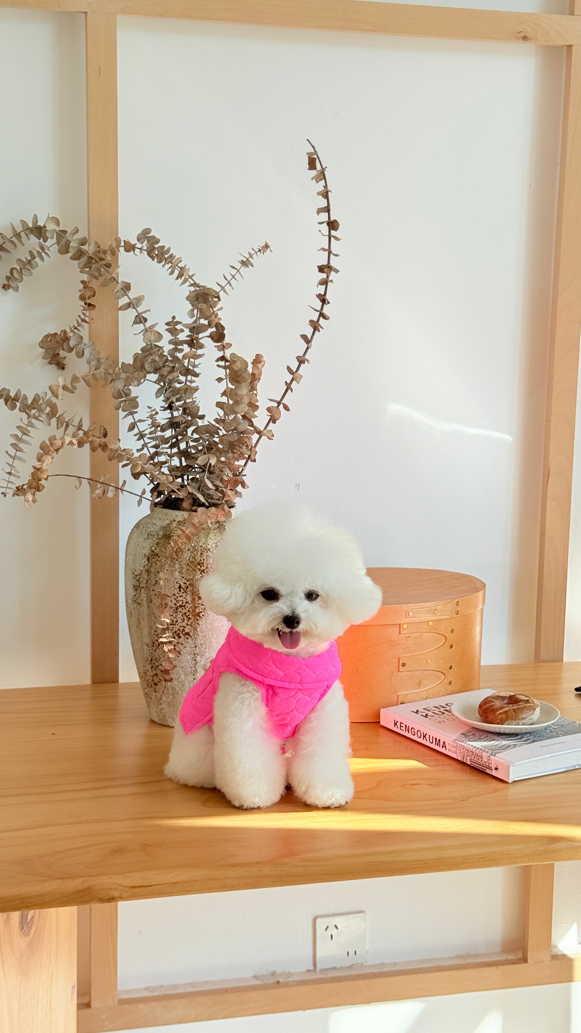 Quilted Water-Resistant Pink Vest